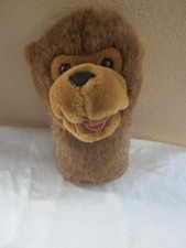 Vintage 1993 Dakin Stuffed Animal Puppet Plush 10-1/2" Brown Monkey or Bear 