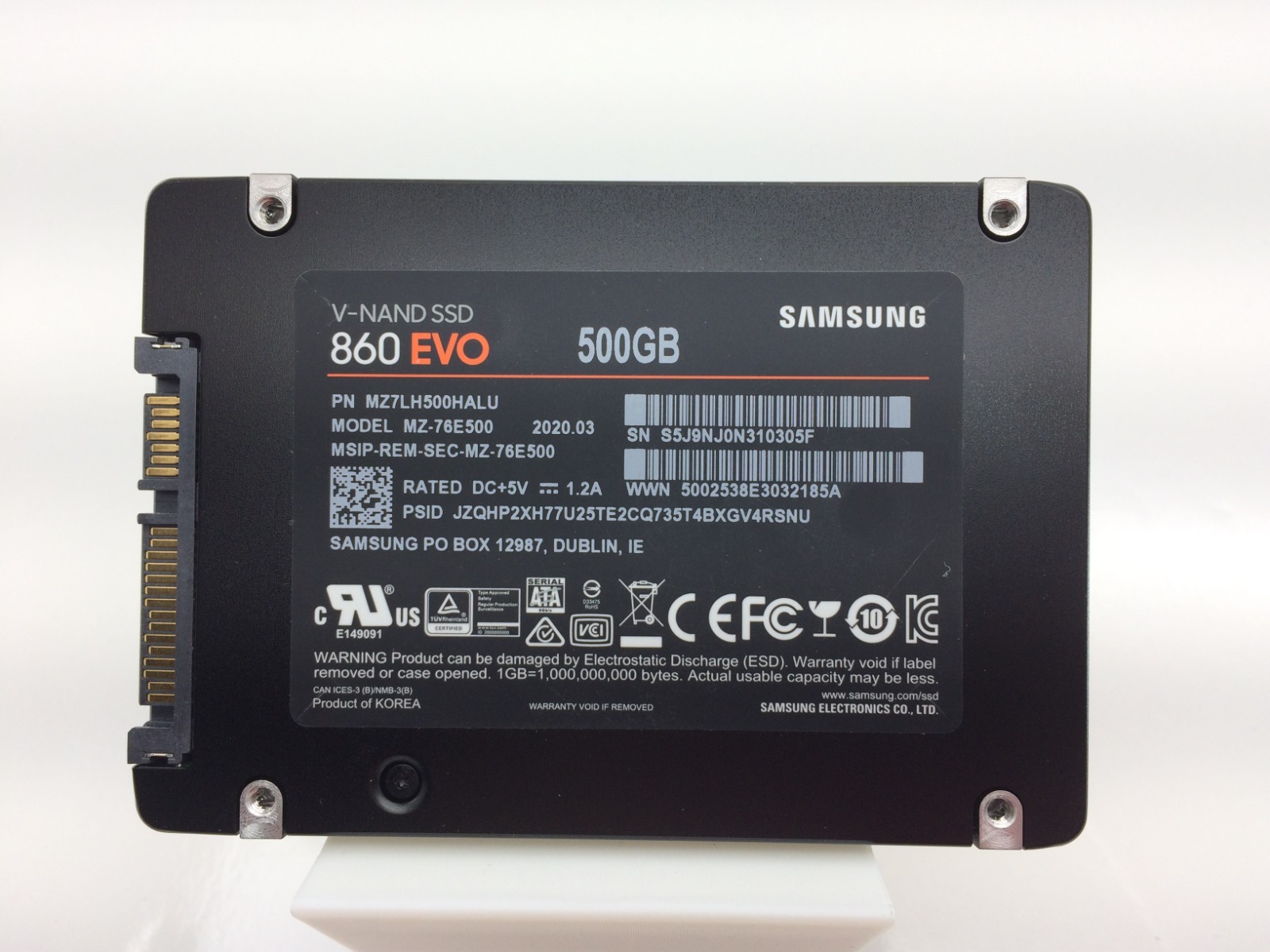 SAMSUNG SSD 860 EVO 1TB 960GB 512GB 500GB 480GB 250GB 2.5 6Gbps