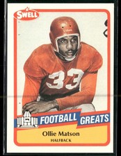 1989 Swell Greats Ollie Matson #93 Chicago Cardinals