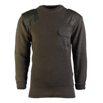 Mil-Tec BW Pullover Größe 48 Oliv BW Pulli Winterpullover Strickpulli