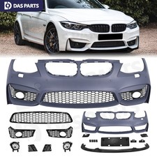 Front Bumper Grille Kit For 2009-2011 Bmw E90 E91 3 Series Wpdc F80 M3 M4 Style