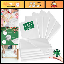 1000 Sheets White Tissue Paper 20"x15" - Bulk Gift Wrapping, Arts  Crafts, Part