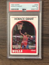 1989 HOOPS #242 HORACE GRANT PSA 10 # 93827745 CERTIFICATION # 93827745