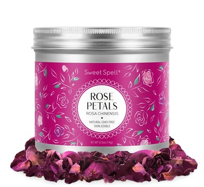 Dried Rose Petals   Edible Flowers for Drinks Cocktails and Cake Decorations ...