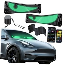 Devil Eyes Light for Cars   13.8''x3.9'' LED Eyes for Car Windshield 