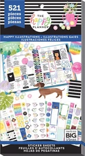 Me & My BIG Ideas Sticker Value Pack - the Happy Planner Scrapbooking Supplies -