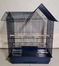 You  Me Parakeet Ranch House Cage, Navy