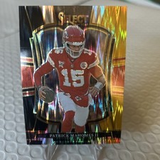 2025 Panini Select - Premier Level Patrick Mahomes II #107 Black & Gold Shock