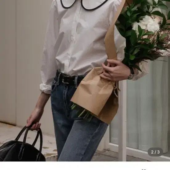 Tilda Iday Round Collar Point Blouse New Ivory