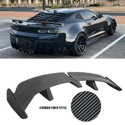 For Chevrolet Camaro RS SS Carbon Fiber 55'' Rear Trunk Spoiler Wing GT style