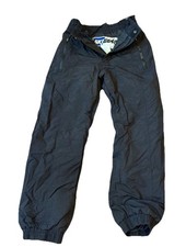 Ski Pants Youth Ski/Boarding/Snow Size M Black Zip  Drawstring Closure Winter