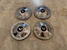 Free Shipping Vintage 1960s 1970s Volvo 140 142 144 145 Hub Caps Metal Original