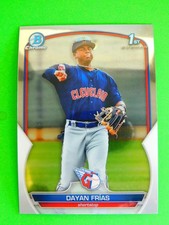 Dayan Frias 2023 Bowman #BCP-26 Chrome Prospects Cleveland Guardians