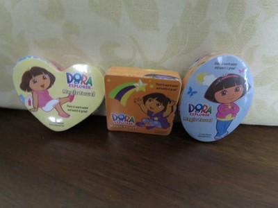 Set of 3 Dora Explorer Magic Towels - Watch it Grow in Water! - Grows to 12'' sq