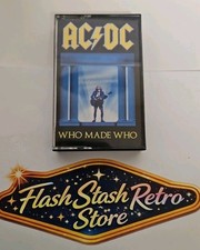 AC/DC "Who Made Who" Cassette 1986 Atlantic records VG tested