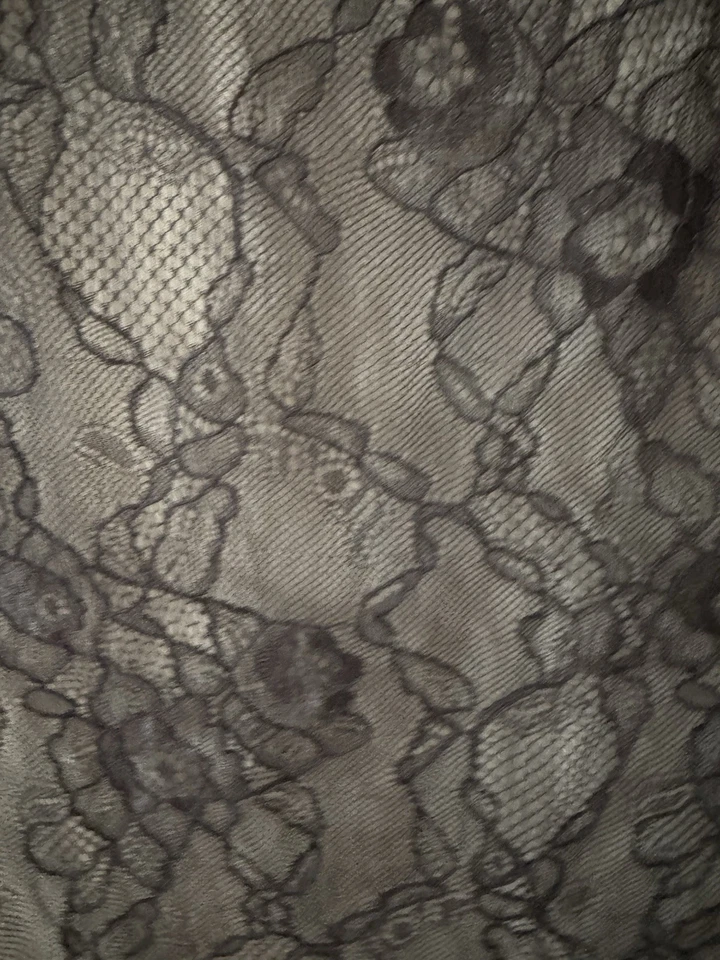 Diane von Furstenberg Lace Sheer Floral Top Size 8 Short Sleeve Blouse Elegant - Image 2 of 4