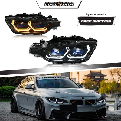 Für 2012-2015 BMW F30 F31 LED Scheinwerfer Xenon w/Startup Animation&DRL 320i