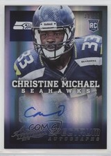 2013 Panini Absolute Rookie Spectrum Silver 30/99 Christine Michael Auto 1u6
