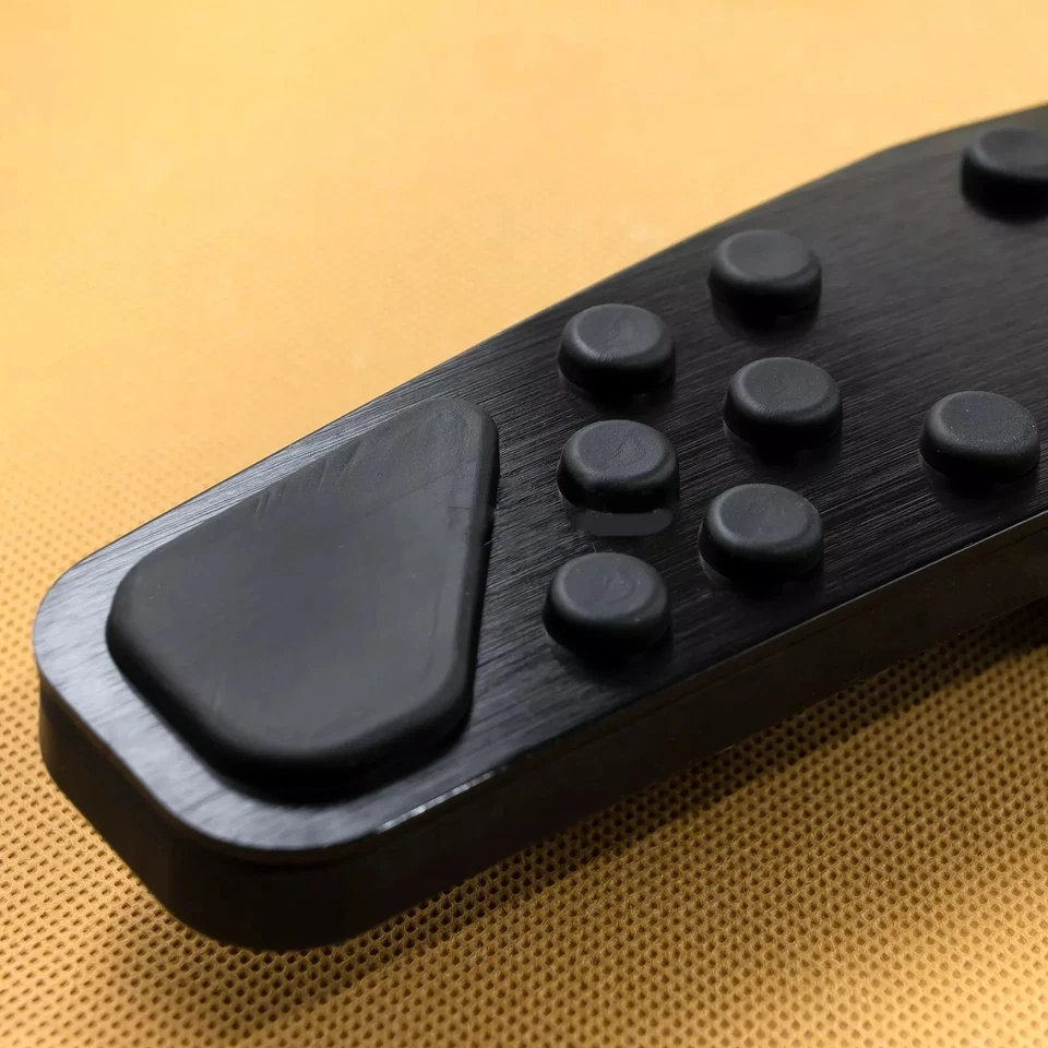 Cubierta de pedal de acelerador de freno de coche de aluminio negro para Dodge Charger Challenger 2008-2023 Foto 4 de 4