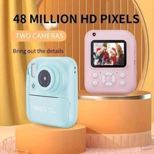 2025 Kids Instant Print Camera with 1080P Video Selfie for Boys and Girls 3-9