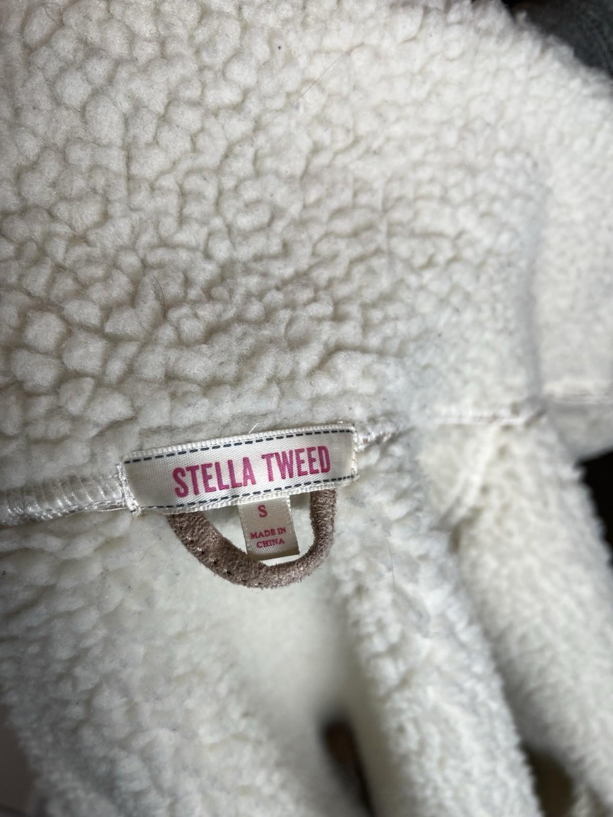 Stella Tweed Collared Button Jacket Beige Ivory L… - image 3