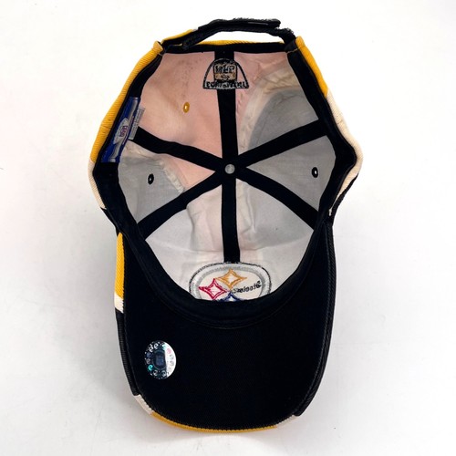 Gorra de Colección Pittsburgh Steelers Reebok NFL Equipo OSFA Algodón Negro Amarillo - Imagen 15 de 18