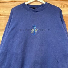 Vintage 90s Nike Golf Embroidered Crewneck Sweatshirt Rare