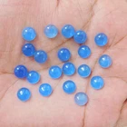 Blue Chalcedony Round 3x3 mm to 20x20 mm Cabochon Loose Gemstone Lot