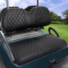 iLSKW Golf Cart Seat Covers for Club Car Precedent OEM Ordinary Seat, PVC Front