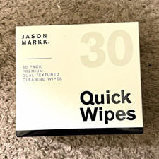 Jason Markk Quick Wipes Shoe Cleaner, 30 Pack Premium Dual-Textured Wipes