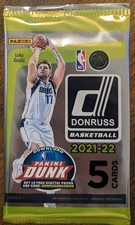 2021-22 Panini Donruss 5-Card Value Packs Sealed NBA Basketball