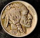 1919-P  BUFFALO NICKEL ~ EARLY DATE ~ Nice Original!!