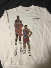 Train Of Thought Collective Crew Neck Muggsy Bogues  Manute Bol  Bullets Wizards