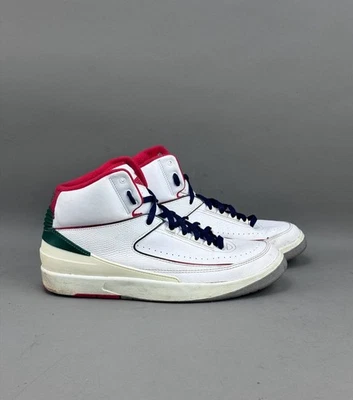 Größe 13 - Nike Air Jordan II 2 Retro Origins Herren grün Italien DR8884-101 - Bild 1 von 4