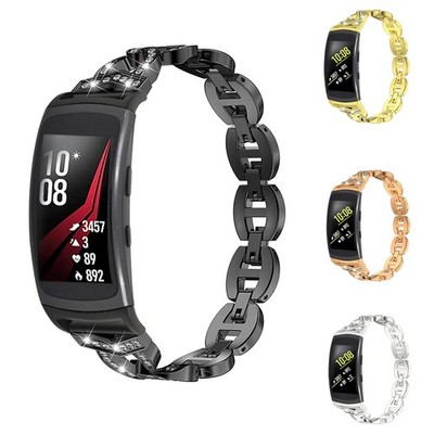 Bracelet Fashion For Samsung Gear Fit2 Pro SM-R360 Diamond Straps