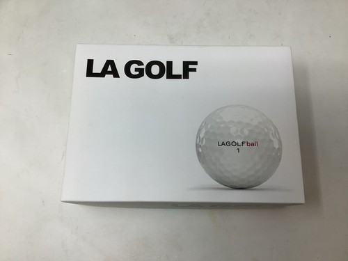 LA Golf 1 Dozen 12 Golf Balls White 4 Piece Design Brand New