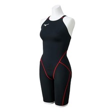  Mizuno Swim Competitive Swimsuit GX/SONIC STREAM Half Suit Lace Open Back 