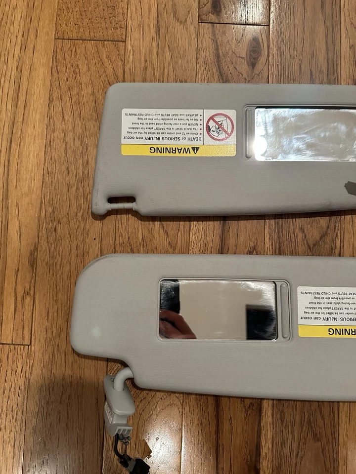 Juego de pares de parasol gris para conductor y pasajero Volkswagen Beetle 2004-2010 Foto 4 de 4