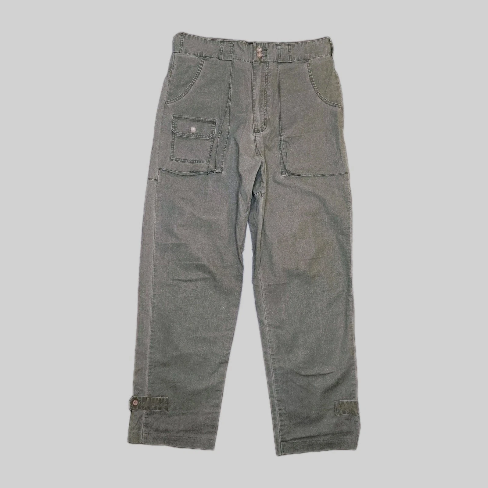 Cabela's Pants Mens Size 34×33 Olive Green Straight Leg Hiking Fishing Outdoors