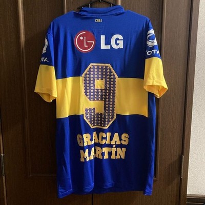 BNWT Palermo #9 BOCA JUNIORS 2010 2011 Home Jersey Original Size M