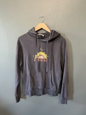 Oneill Womens Black Pullover Dreams Graphic Hooded Sweatshirt Size Medium