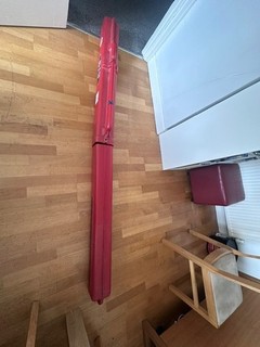 KIS ski tube in red telescopic
