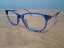SPECSAVERS SORCHA EYEGLASSES CLEAR BLUE ACTATE FRAME 32262261
