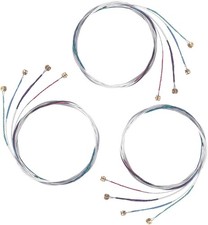 12-Pack Universal Violin Strings 4/4 Full Set Steel Core Premium Nickel Ball End