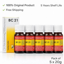Dr Reckeweg BC 21 Tablets 20g Homeopathic General Wellness Support 5 Pack