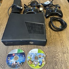 Microsoft Xbox 360 Slim s model 1439 with Minecraft & Lego Harry Potter