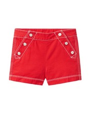 Janie And Jack Button Canvas Short