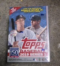 2019 Topps Series 1 Baseball EXCLUSIVE Ronald Acuna Highlights Blaster Box