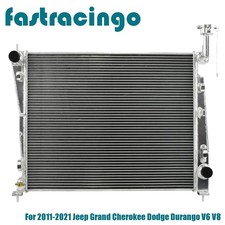 3 Row Aluminum Radiator For 2011-2021 Jeep Grand Cherokee Dodge Durango V6 V8