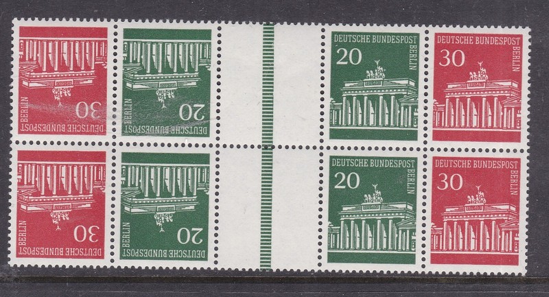 GERMANY/BERLIN ^^^^^HB215 MNH  Block tete beche  BOOKLET    @ rum568gee